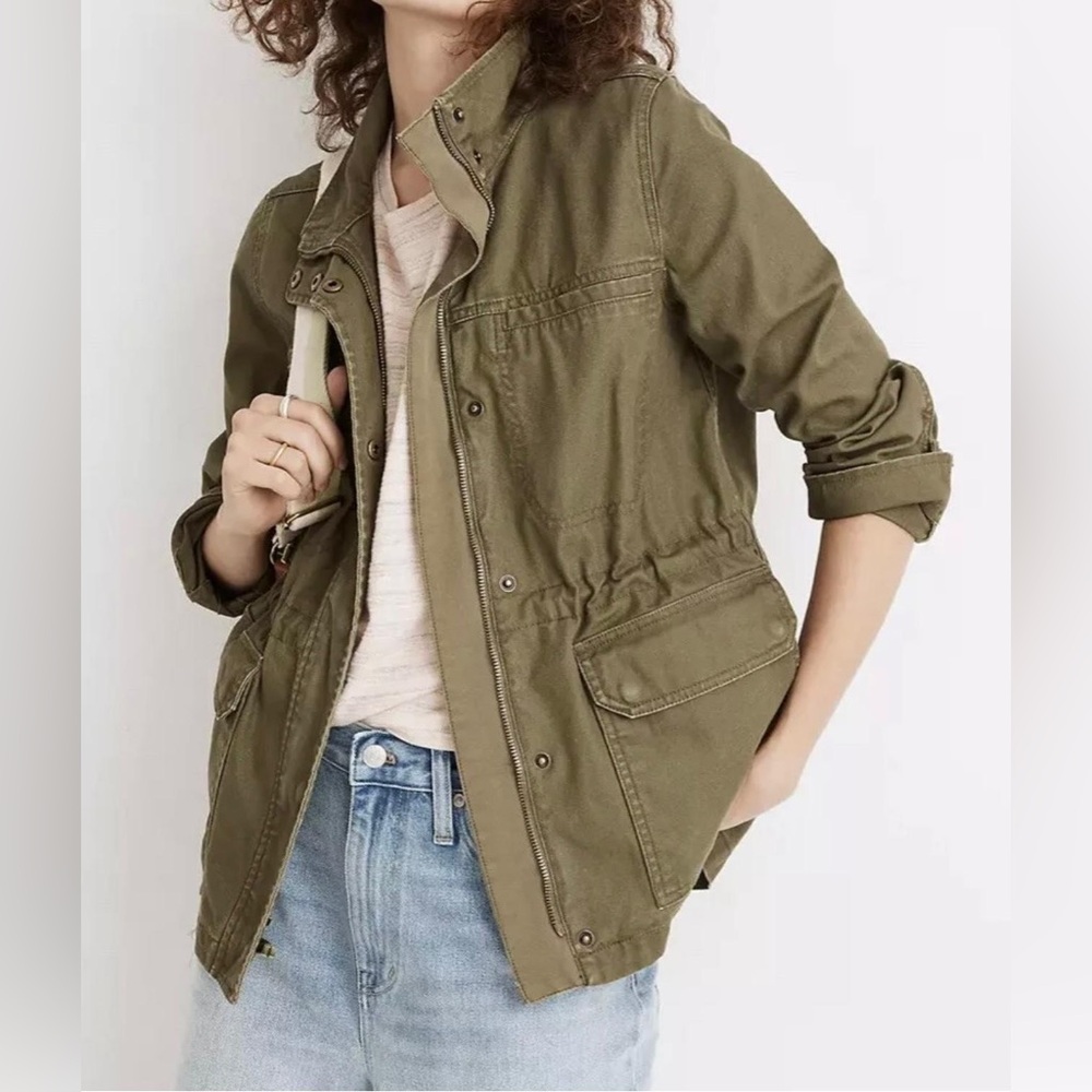 Madewell Dispatch Jacket Olive Size Small